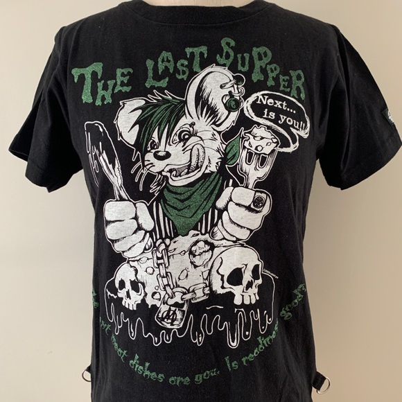 Harajuku brand Sex Pot Revenge T-Shirt with mouse print S - Picture 3 of 6